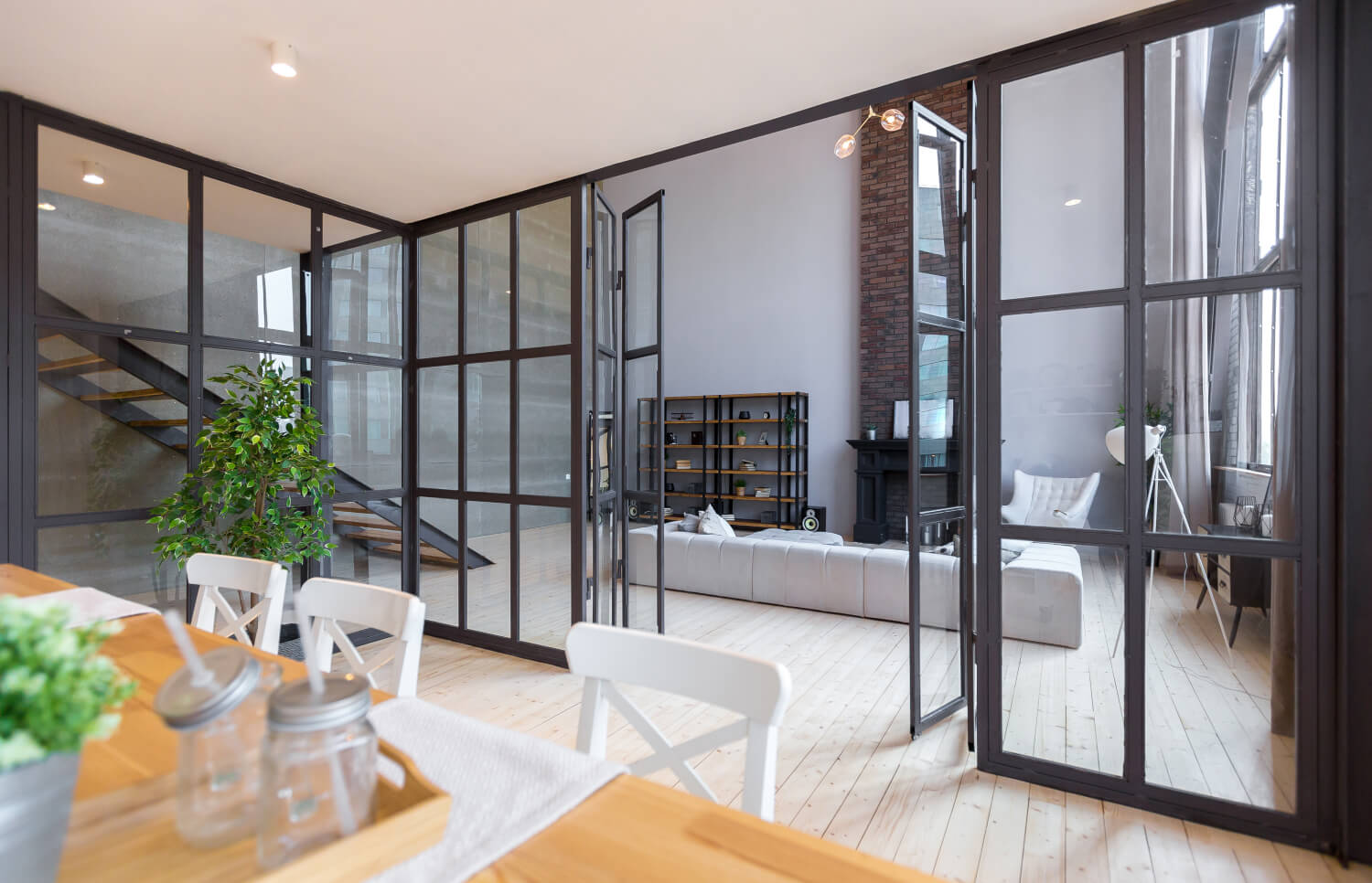 How To Utilize Interior Windows Between Rooms Spoak